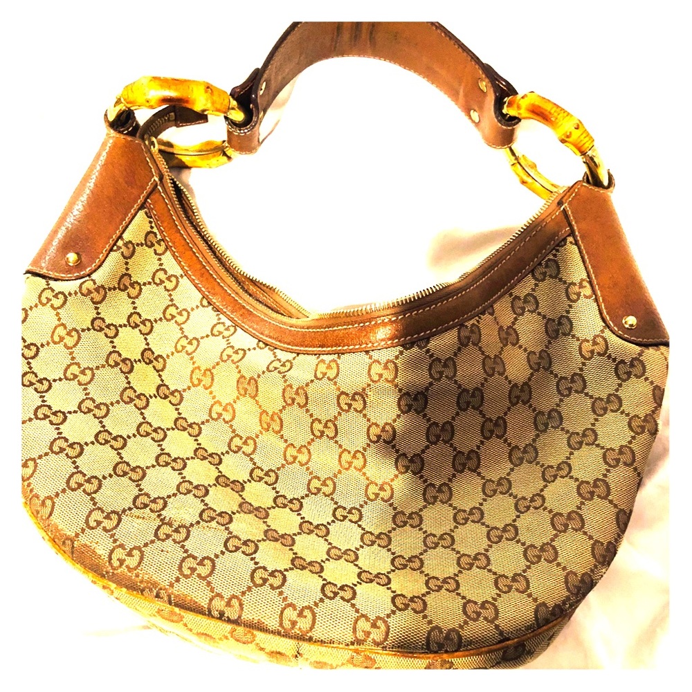 Gucci bamboo shoulder bag